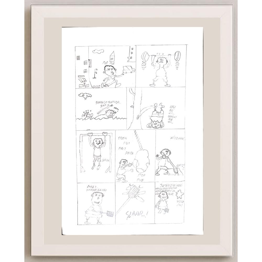 Aycan Durak 29x21cm Orijinal Karikatür BOD00754