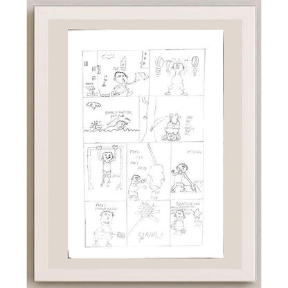Aycan Durak 29x21cm Orijinal Karikatür BOD00754