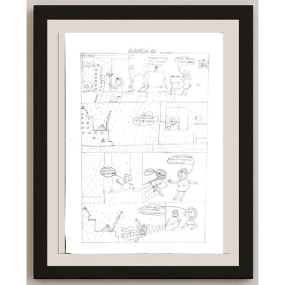 Aycan Durak 29x21cm Orijinal Karikatür BOD00755