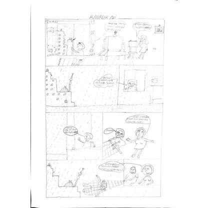 Aycan Durak 29x21cm Orijinal Karikatür BOD00755