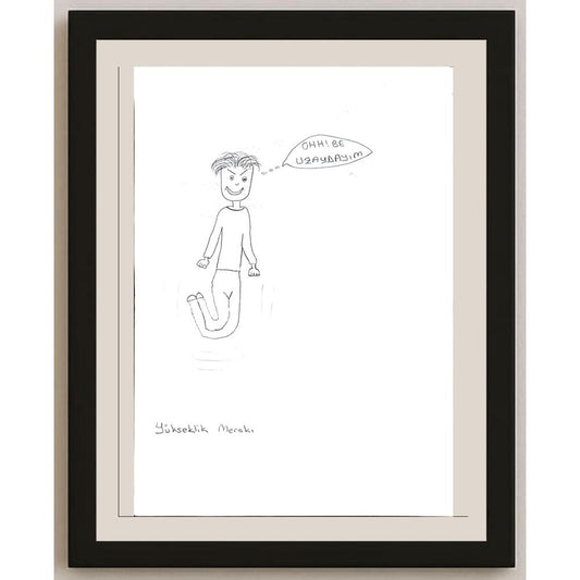 Leyla Acar 29x21cm Orijinal Karikatür BOD00758
