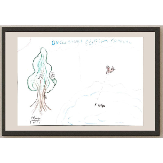 Olivin 29x21cm Orijinal Karikatür BOD00760