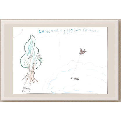Olivin 29x21cm Orijinal Karikatür BOD00760