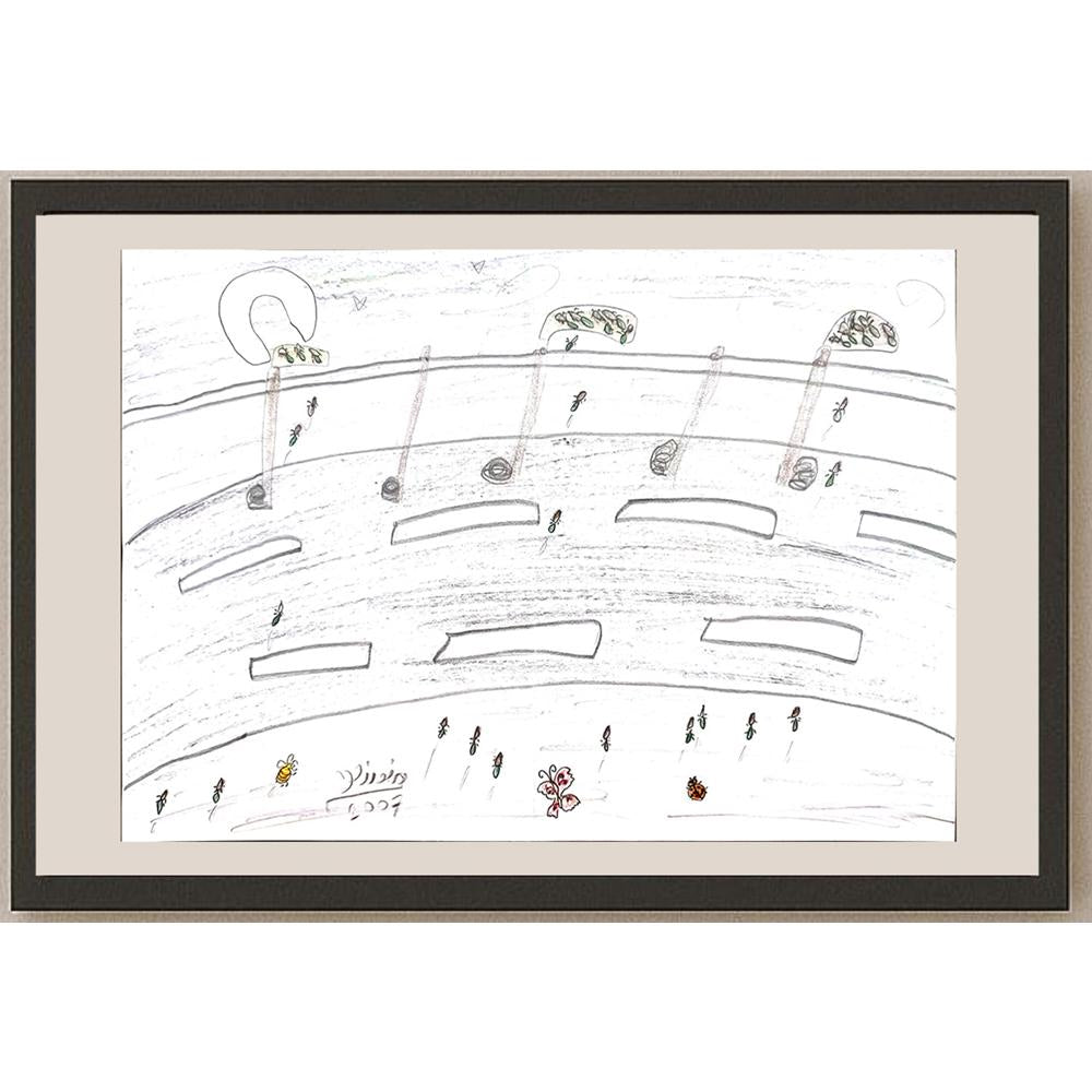 Olivin 29x21cm Orijinal Karikatür BOD00761