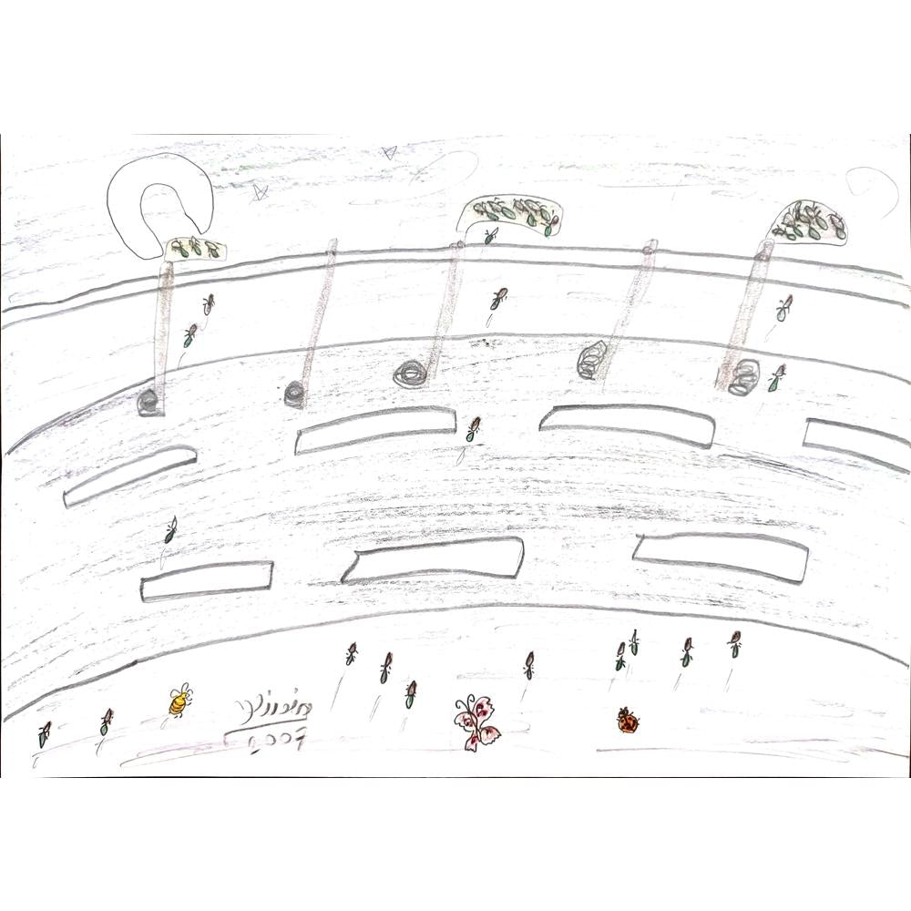 Olivin 29x21cm Orijinal Karikatür BOD00761