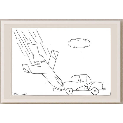 Arda Kesan 29x21cm Orijinal Karikatür BOD00767