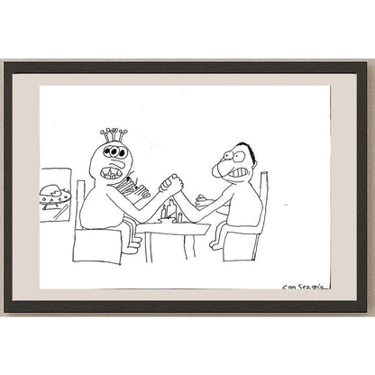 Can Sezgin 29x21cm Orijinal Karikatür BOD00768