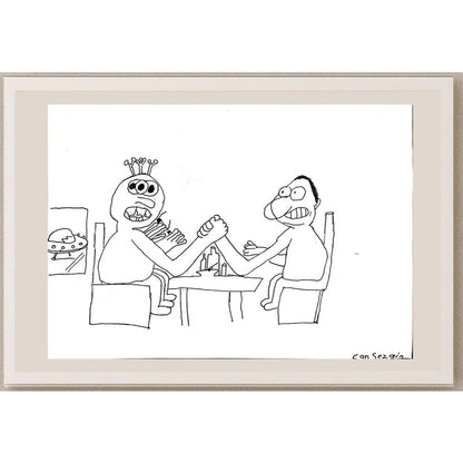 Can Sezgin 29x21cm Orijinal Karikatür BOD00768