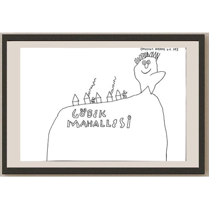 Ömercan Haşhaş 29x21cm Orijinal Karikatür BOD00770