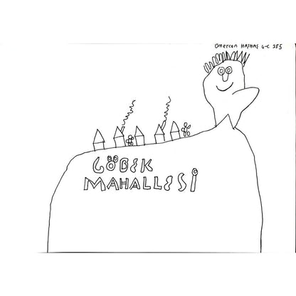 Ömercan Haşhaş 29x21cm Orijinal Karikatür BOD00770