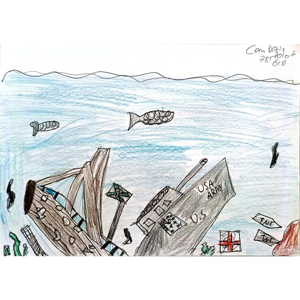 Can Deniz Polat 29x21cm Orijinal Karikatür BOD00773