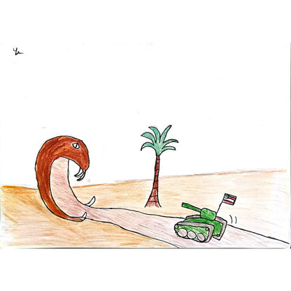 Yunus Yüzsüren 29x21cm Orijinal Karikatür BOD00774