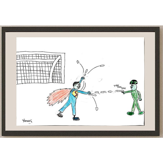 Yamaç Göker 29x21cm Orijinal Karikatür BOD00777