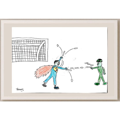Yamaç Göker 29x21cm Orijinal Karikatür BOD00777