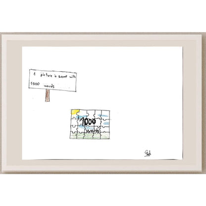 Cef İnselberg 29x21cm Orijinal Karikatür BOD00778
