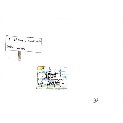 Cef İnselberg 29x21cm Orijinal Karikatür BOD00778