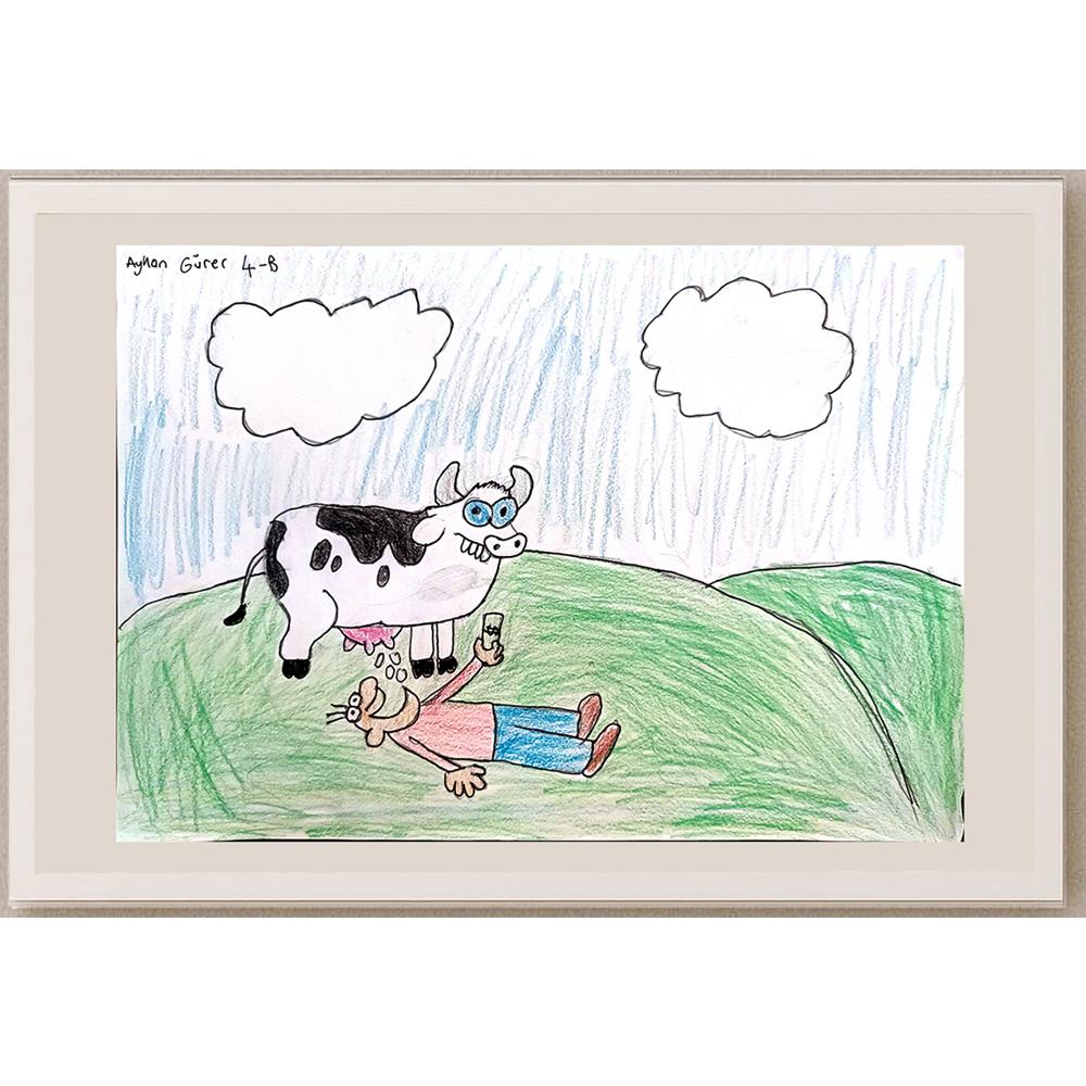 Ayhan Gürer 29x21cm Orijinal Karikatür BOD00780