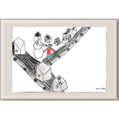 Yamaç Göker 29x21cm Orijinal Karikatür BOD00782
