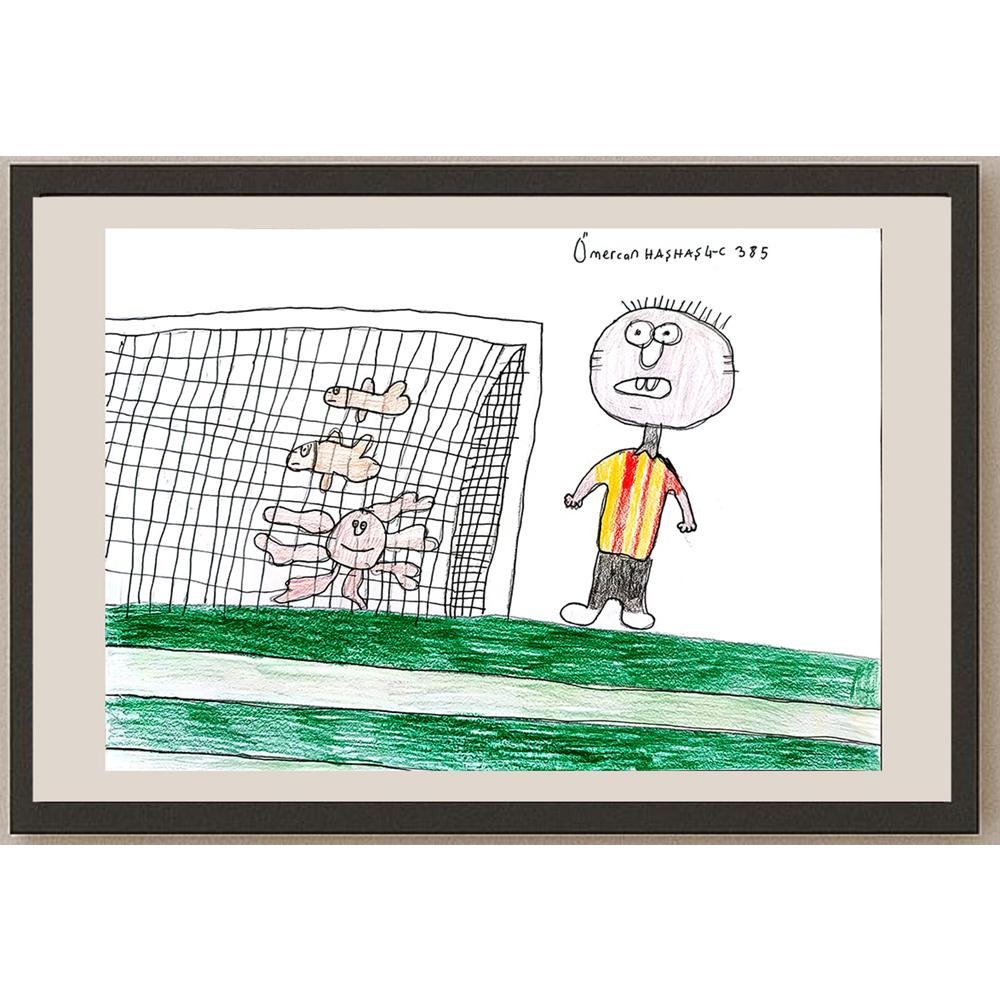 Ömercan Haşhaş 29x21cm Orijinal Karikatür BOD00783