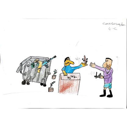 Can Sezgin 29x21cm Orijinal Karikatür BOD00784