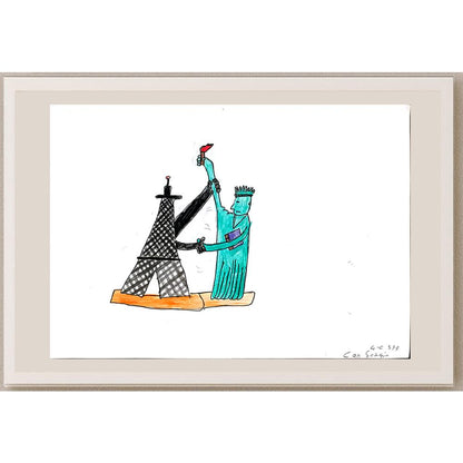 Can Sezgin 29x21cm Orijinal Karikatür BOD00785