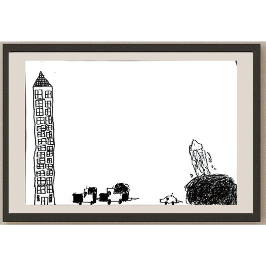 Kutay Keleş 29x21cm Orijinal Karikatür BOD00787