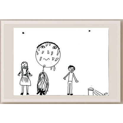 Melis Yazıcı 29x21cm Orijinal Karikatür BOD00788
