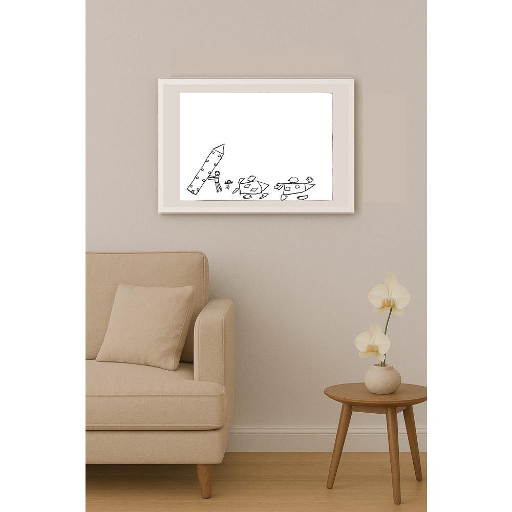 Simge Anaklı 29x21cm Orijinal Karikatür BOD00793