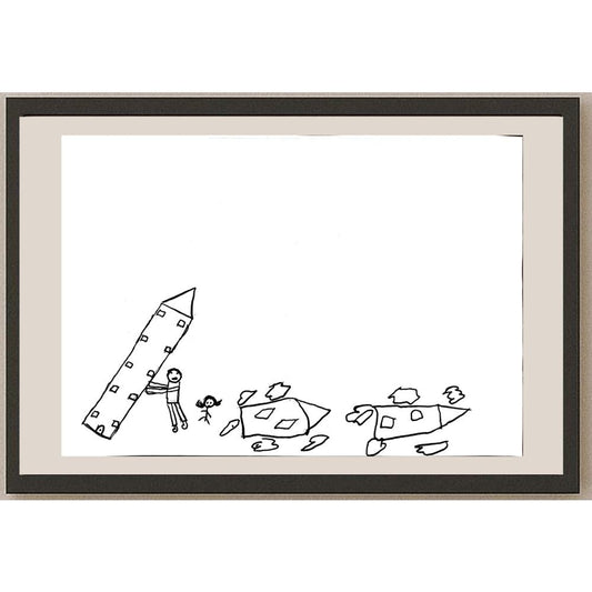 Simge Anaklı 29x21cm Orijinal Karikatür BOD00793