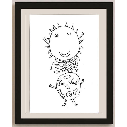 Utku İpek 29x21cm Orijinal Karikatür BOD00794