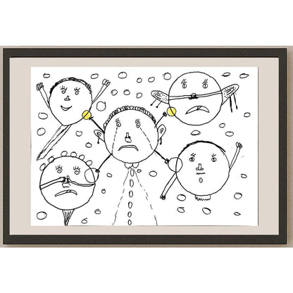 Hazal Öztürk 29x21cm Orijinal Karikatür BOD00801
