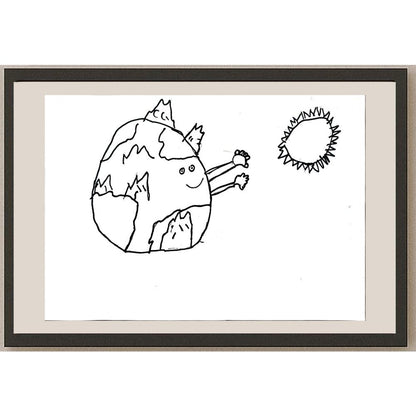 Ekin Özeskici 29x21cm Orijinal Karikatür BOD00804