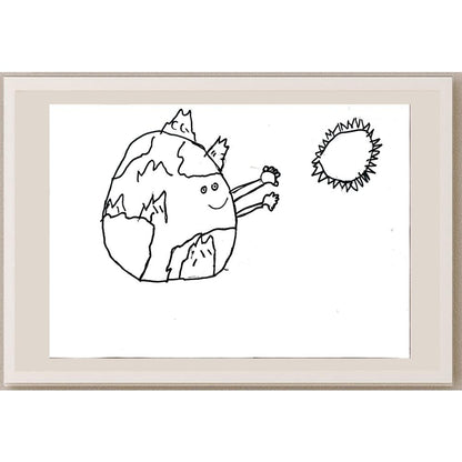 Ekin Özeskici 29x21cm Orijinal Karikatür BOD00804