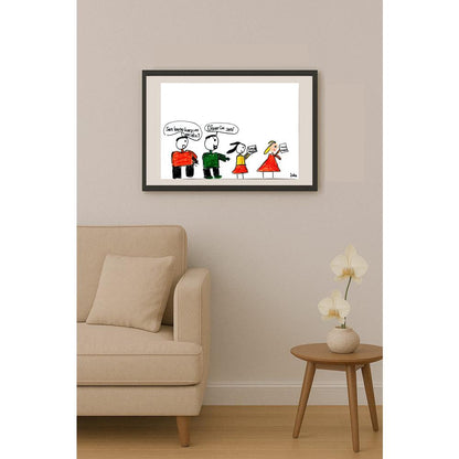 Şule Artar 29x21cm Orijinal Karikatür BOD00808