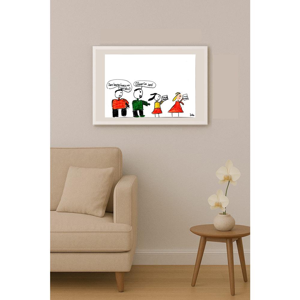 Şule Artar 29x21cm Orijinal Karikatür BOD00808
