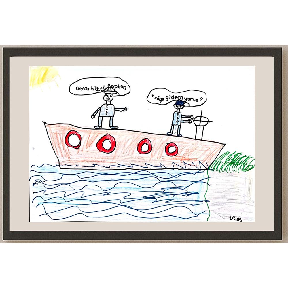 Ulaş Poshotoğlu 29x21cm Orijinal Karikatür BOD00810
