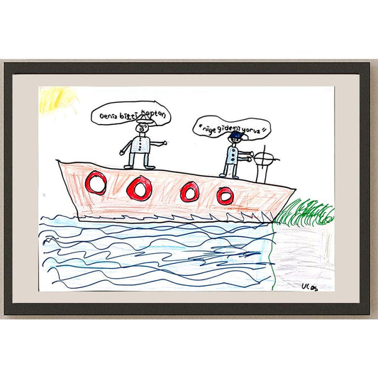 Ulaş Poshotoğlu 29x21cm Orijinal Karikatür BOD00810