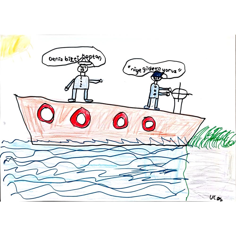 Ulaş Poshotoğlu 29x21cm Orijinal Karikatür BOD00810