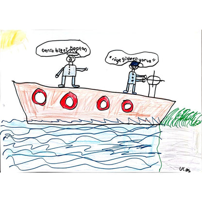 Ulaş Poshotoğlu 29x21cm Orijinal Karikatür BOD00810