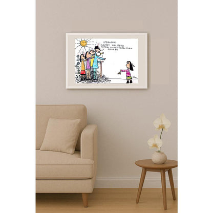 Aslı Doğa Munzur 29x21cm Orijinal Karikatür BOD00811