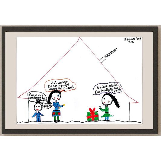 Gökçiçek Arıkan 29x21cm Orijinal Karikatür BOD00812