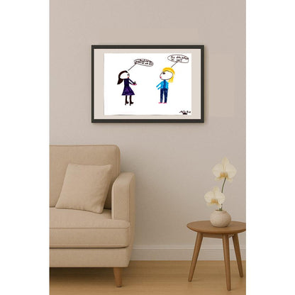Melis Ece Ünsal 29x21cm Orijinal Karikatür BOD00813