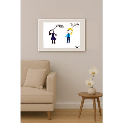 Melis Ece Ünsal 29x21cm Orijinal Karikatür BOD00813