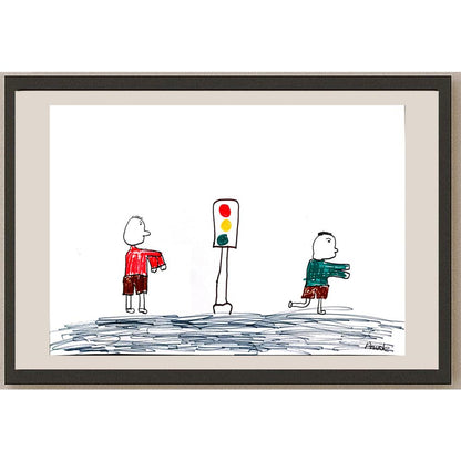 Asude Naz Gündüzhev 29x21cm Orijinal Karikatür BOD00815