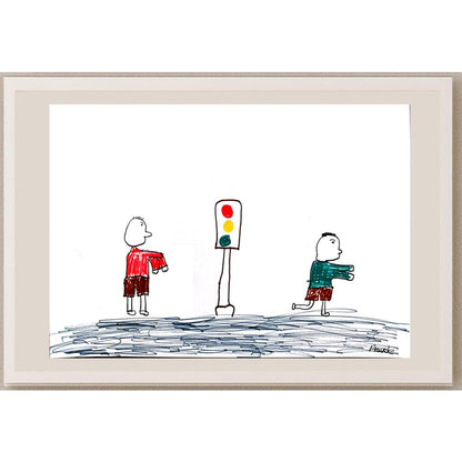 Asude Naz Gündüzhev 29x21cm Orijinal Karikatür BOD00815
