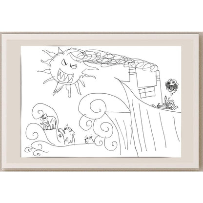 Berk Metin 29x21cm Orijinal Karikatür BOD00818