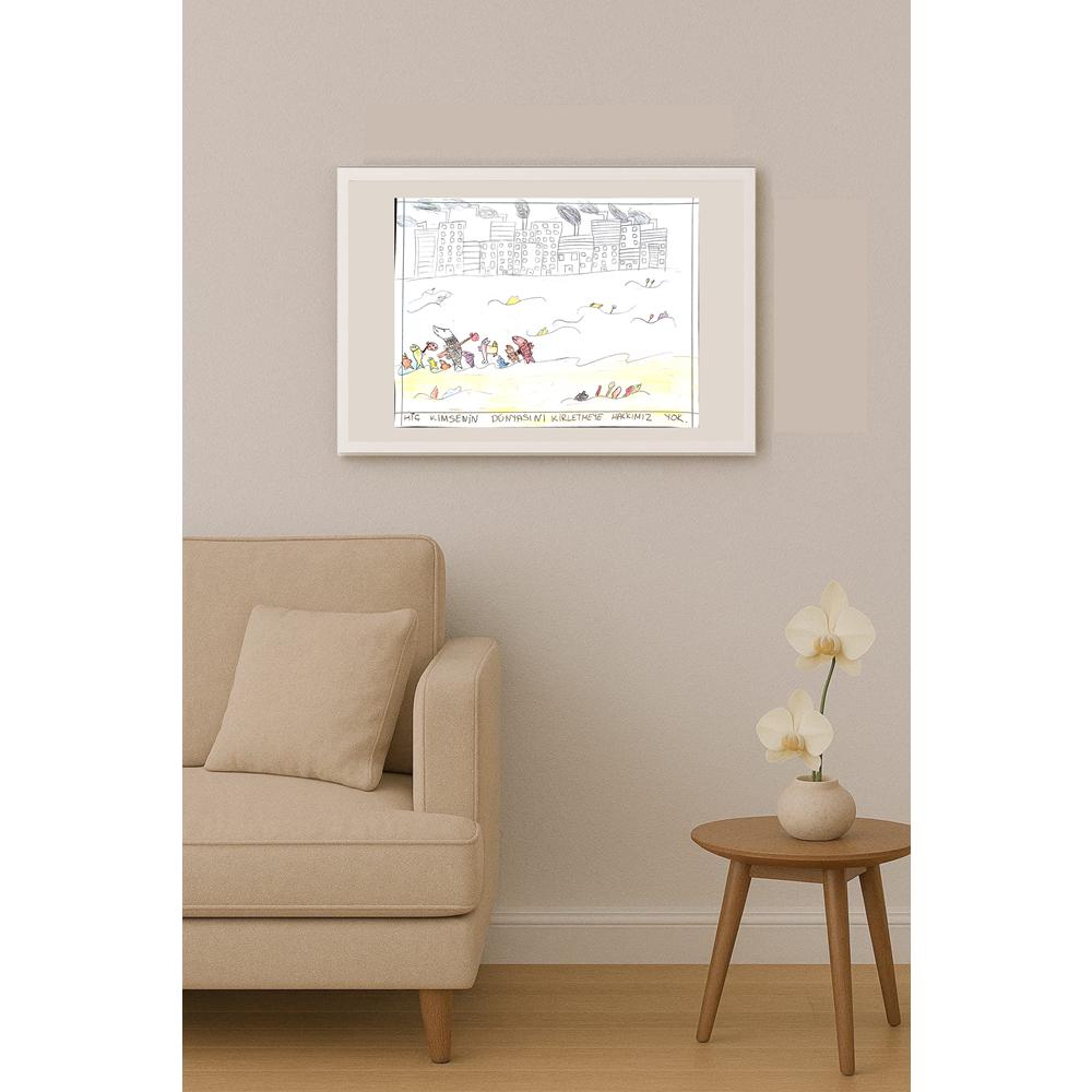 Zehranuz Pala 29x21cm Orijinal Karikatür BOD00821