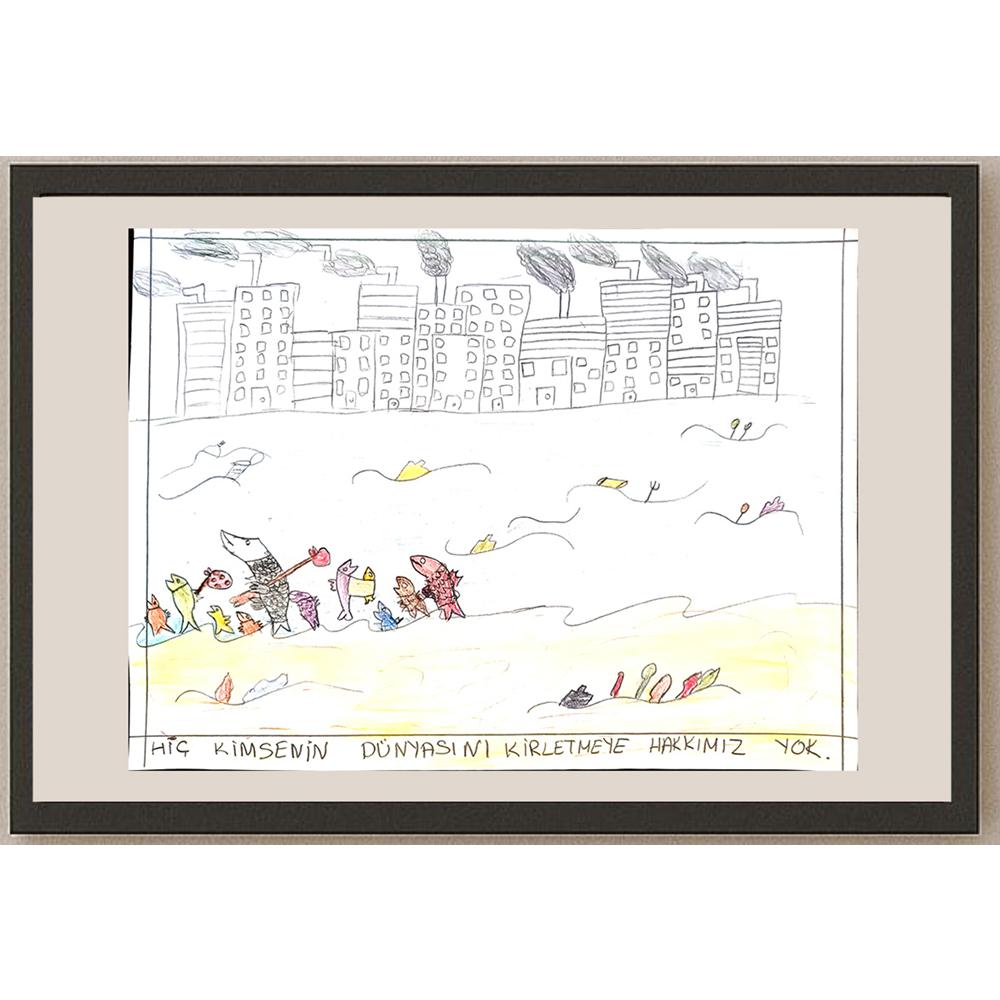 Zehranuz Pala 29x21cm Orijinal Karikatür BOD00821