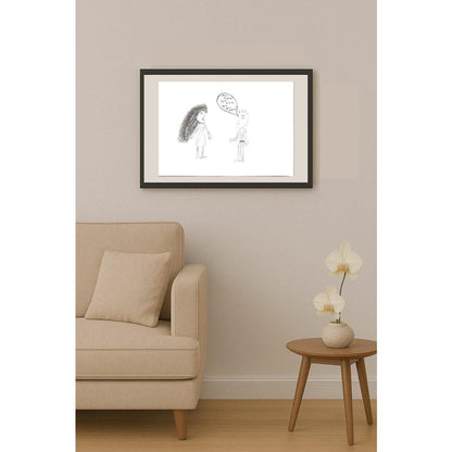 İzel Demir 29x21cm Orijinal Karikatür BOD00823