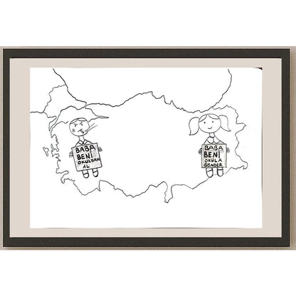 Hüseyin Berkay Yetim 29x21cm Orijinal Karikatür BOD00826